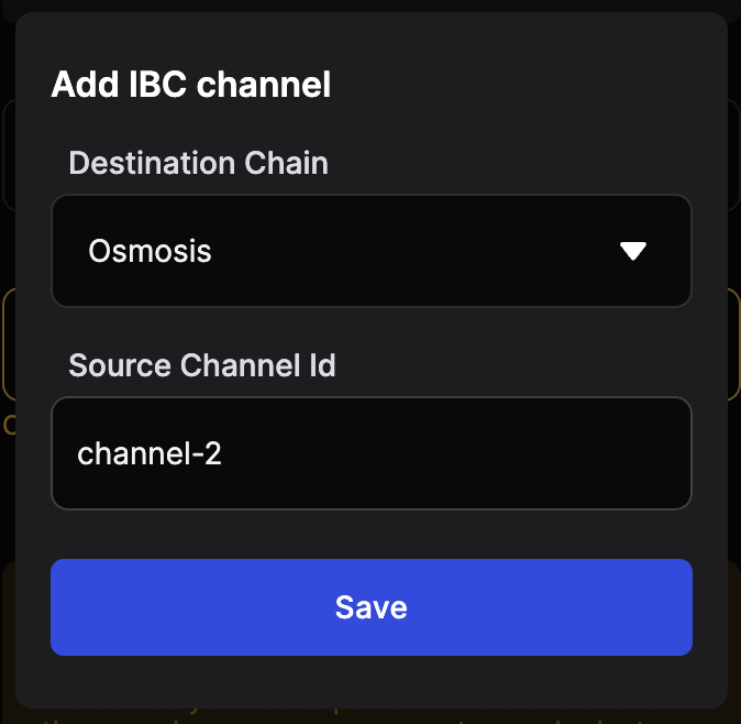 Add IBC Channel